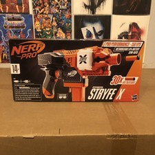 NERF Pro Stryfe X Dart Semi-Auto Blaster Rechargeable LiPo Battery New