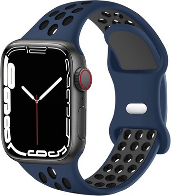 Soft Silicone Strap Compatible with Apple Watch Series 7 44mm