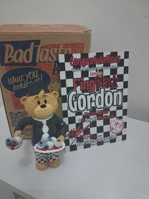 Bad Taste Bears Black Gordon Limited Edition mit Zertifikat 1 von 20 Selten Neu