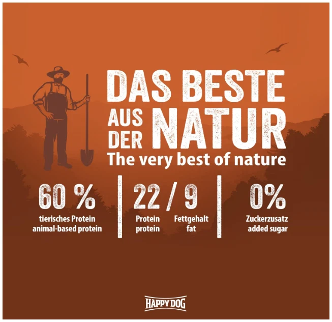 Happy Dog NaturCroq Rind & Reis 15kg–Trockenfutter mit Kräutern-erwachsene Hunde - Bild 3 von 4