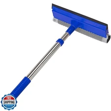 2-in-1 Window SqueegeeandCar Squeegee with 15.7"-27.5" Retractabl