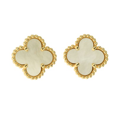 Estate Van Cleef & Arpels Sweet Alhambra Earrings