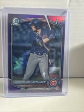 2025 Bowman Draft - Chrome Josiah Hartshorn #BDC-21 Purple Refractor /250 (RC)