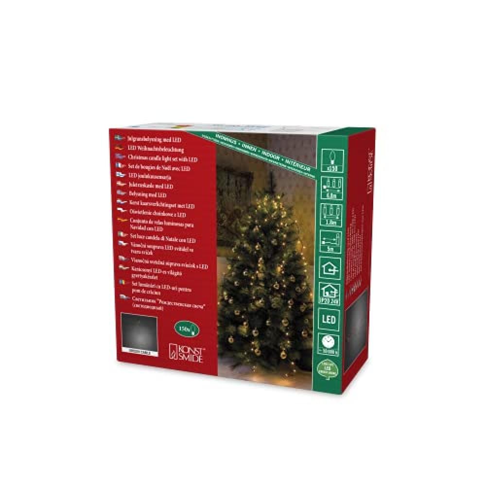 Konstsmide 6360-820 Mantello 150 LED Ambra per Albero Interno - Offerta