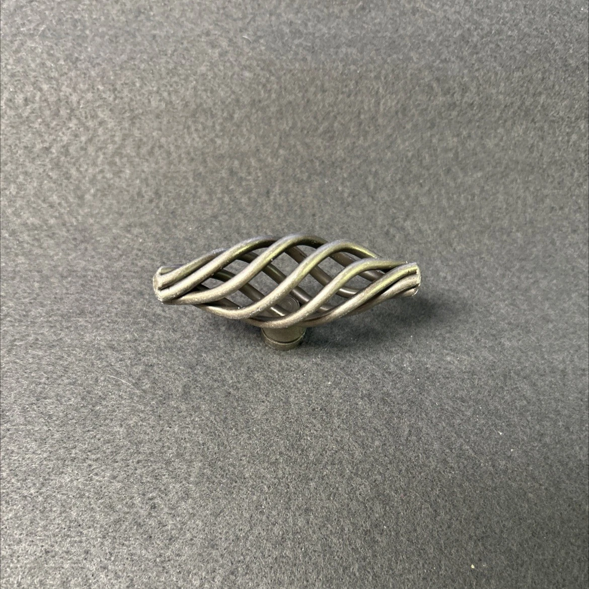 (25-Pack) 2-1/2" Rustic Hand-Made Bird Cage Knob Antique Pewter