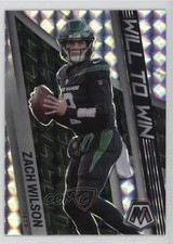 2022 Panini Mosaic Will to Win Mosaic Prizm Zach Wilson #WW-10 c7z