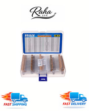 1000 Pcs 25 Values Resistor Kit 1 Ohm-1M Ohm with 5 1/4W Carbon Film Resistors