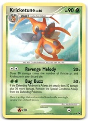 Kricketune 32/127 Platinum Rare Pokemon Card
