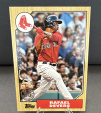 Topps 2022 Series 1 1987 Rafael Devers #T87-47 Boston Red Sox 35th Anniversary