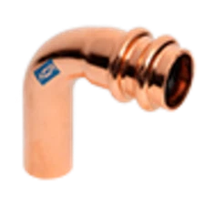Mueller RP02834 ACR Press Copper 90 Elbow Long Radius 7/8 OD