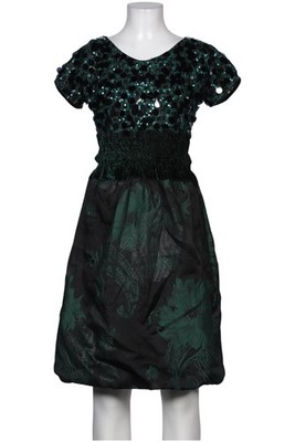 SAVE THE QUEEN! Kleid Damen Dress Damenkleid Gr. S Seide Baumwolle Grün #euhmkfz