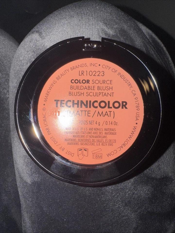 LORAC COLOR SOURCE BUILDABLE BLUSH Technicolor (MATTE ) 0.14 OZ. BOXED - Image 2 of 3