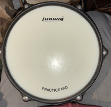 Ludwig Drum Practice Pad - New other  2 Stagg SM2B Drum Sticks- Free Shipping