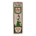 1920's Old Antique Vintage Rare Sinclair Ad Porcelain Embossed Enamel Sign Board