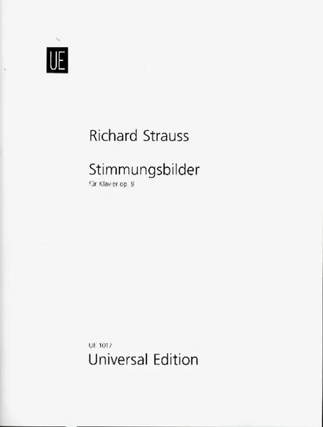 Stimmungsbilder | Op. 9. Klavier. Partitur. | Richard Strauss | Noten Partitur-image