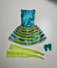 Vintage 1968-69 Mattel Barbie TWINKLE TOGS #1854 Complete Dress, Hose, Shoes TLC