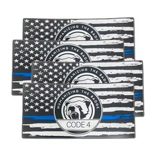 Zimisi Thin Blue Line Sticker Code 4 Vinyl Bumper Car 4pcs Blackbluewhite Zimisi Thin Blue Line Sticker Code 4 Vinyl Bumper Car 4pcs Blackbluewhite