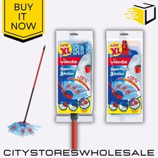 SuperMocio Mop With Extra Refill Deep Clean Easy Wring Durable Cleaning Vileda 