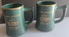 Vintage DuPont Coffee Mugs - 1987 - USA Stamped on Bottom, Chambers Works