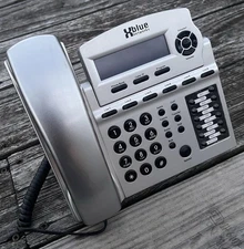 XBlue Networks Phone X16 Small Business 6 Line Digital Display Titanium Metallic