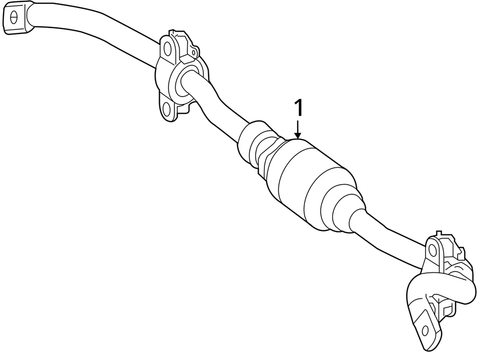2013-2019 MERCEDES GLE63 REAR ACTIVE HYDRAULIC STABILIZER BAR *42K* 1663260865 Foto 4 de 4