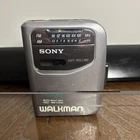 Vintage Sony Walkman AM/FM Radio Cassette Player WM-FX141 Tested Working