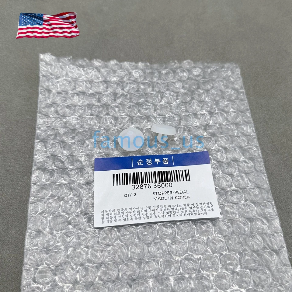Nuevo 2X Tapón de Pedal de Freno para 3287636000 01-15 Kia Optima Sorento Sportage Soul Foto 2 de 4