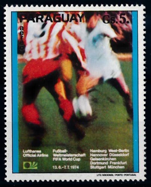 69014] Paraguay 1974 World Cup Football Soccer Germany From