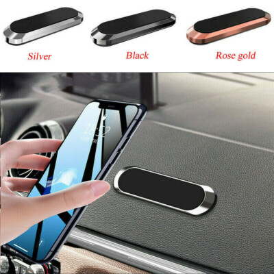 Rotatable Magnetic Car Phone Holder Metal Strip Shape Stand In - Foto 6