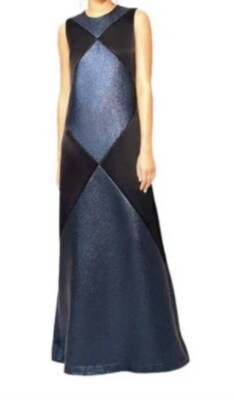 Tory Burch Holloway Gown Formal Glitter Panels Dress Size 12 NWT FLAW Org  $995 | eBay