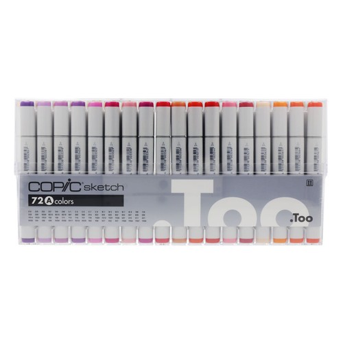 Copic Sketch Marker 72 Color Set Premium Artist Markers A, B, C, D, E Type - Picture 11 of 25