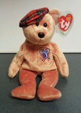 TY Beanie Baby - CHARITEE the PGA Golf Bear (9 inch) - MWMT's Stuffed Animal Toy