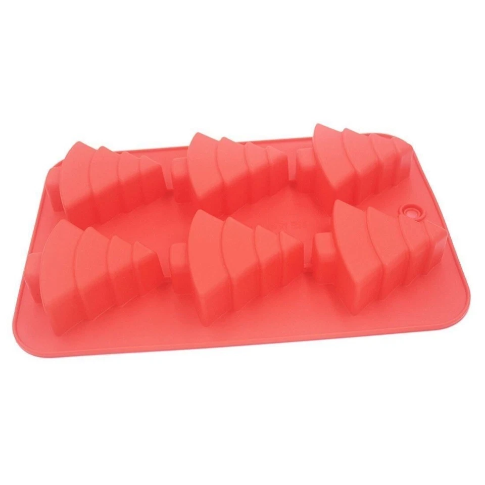 Set of 2 Silicone Christmas Soap Cake Bath Bomb Fizzes DIY Molds Moulds Xmas NEW - Image 4 of 4