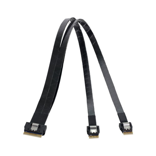 SAS 8654 SFF-8654 8i 74 pines a doble 4i 38 pines Slimline SAS PCI-E Slim 4,0 - Imagen 5 de 8