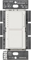 Lutron Ma-l3s25-wh Maestro 300 Watt Single-pole Dual Dimmer And Switch White Lutron Ma-l3s25-wh Maestro 300 Watt Single-pole Dual Dimmer And Switch White