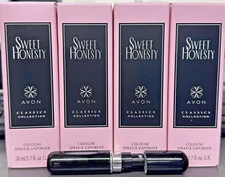 4- Avon Classic SWEET HONESTY Cologne Spray Perfume 1.7oz/FREE TRAVEL SPRAY