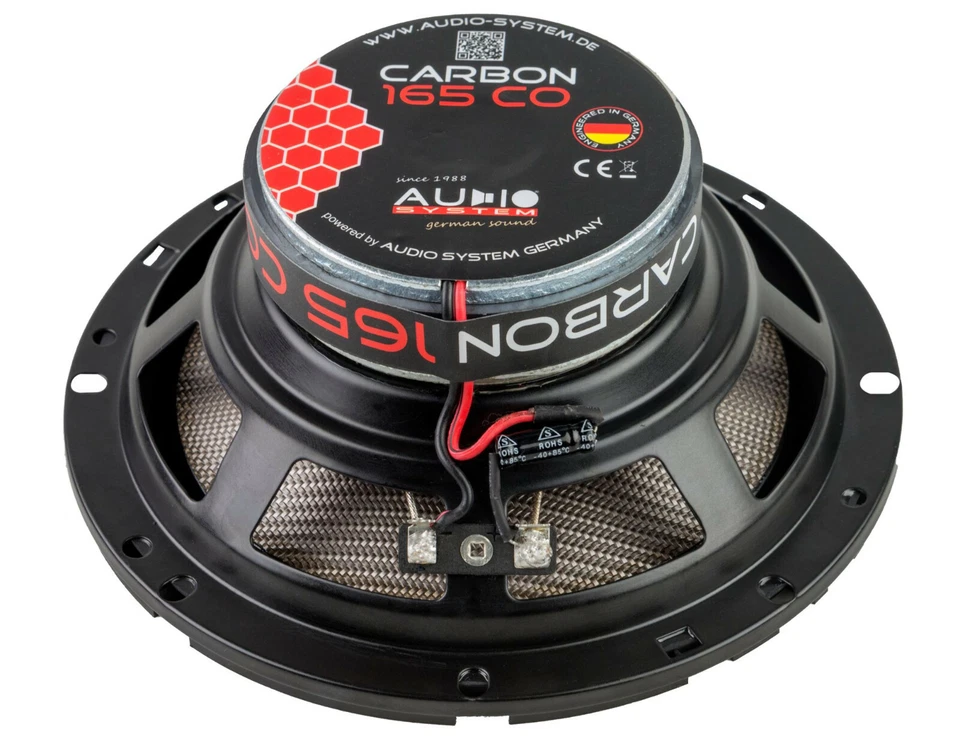 Audio System Carbon 165 CO 16,5cm Koax Lautsprecher Set Boxen 220 Watt - Bild 4 von 4