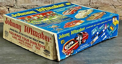 Vintage 1968 Topper Toys Johnny TOYmaker Set Car Mold & Mattel