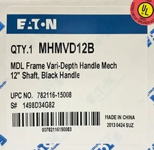 EATON MHMVD12B MDL HMDL Circuit Breaker Variable Depth Handle 1498D34G82 Black