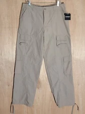 harper & ivy cargo pants womens size M straight outdoor hiking quick dry brown