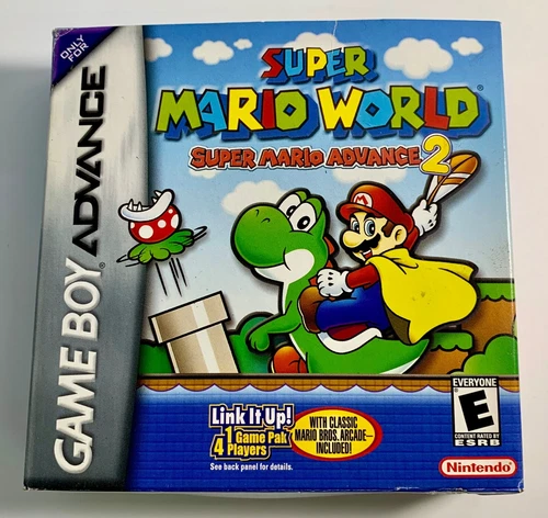 Super Mario World: Super Mario Advance 2 Game Boy Advance Original BOX ONLY