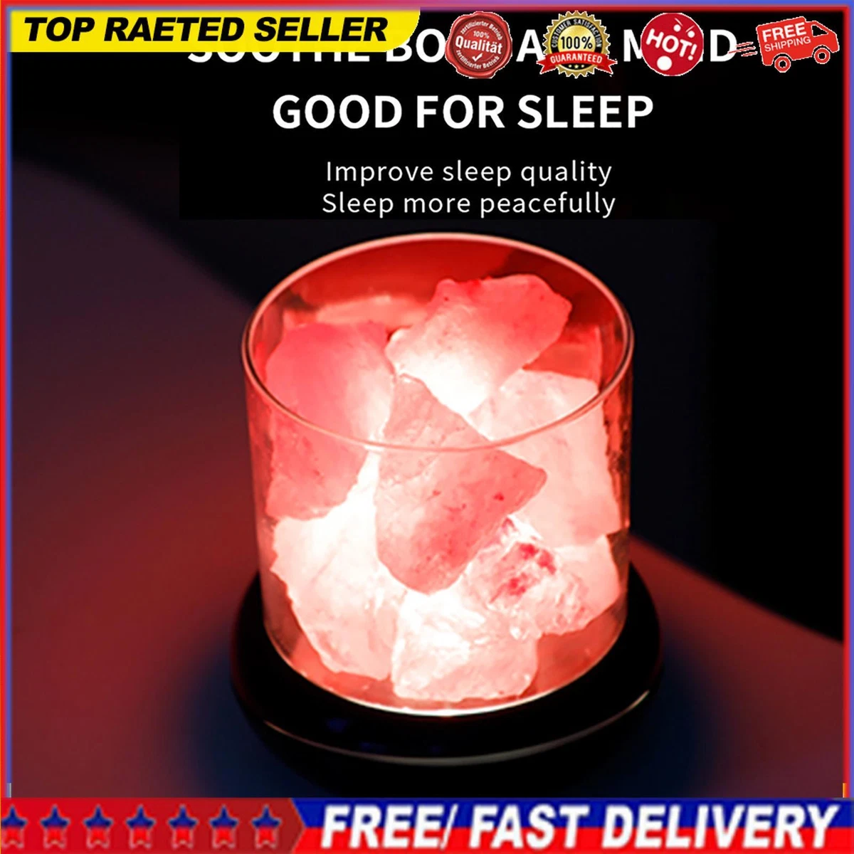 Himalayan Salt Diffuser Lamp Crystal Aromatherapy Aroma Essential