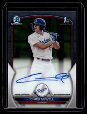 Chris Newell 2023 Bowman Chrome 1st Autograph Auto A Card #CPA-CN