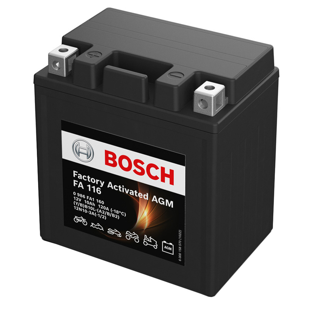 BATTERIA BOSCH YB10L-B FA116 SIGILLATA PIAGGIO Beverly Tourer 125 2008-2010