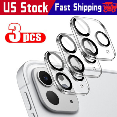 Camera Lens Protector For iPhone 16 15 14 13 12 11Pro Max Min Tempered Glass lot