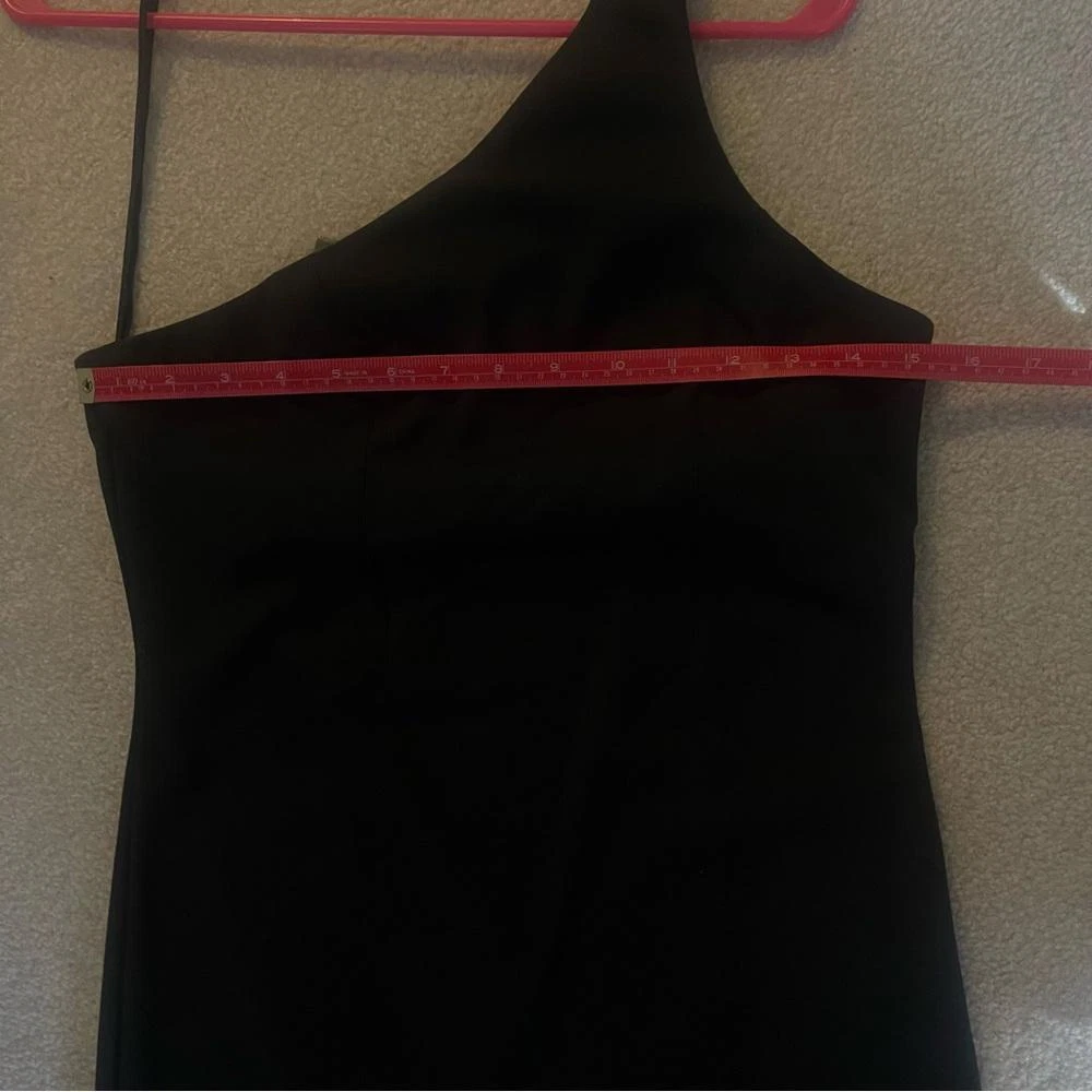 Mini abito monospalla nero T by Alexander Wang nuovo con etichetta