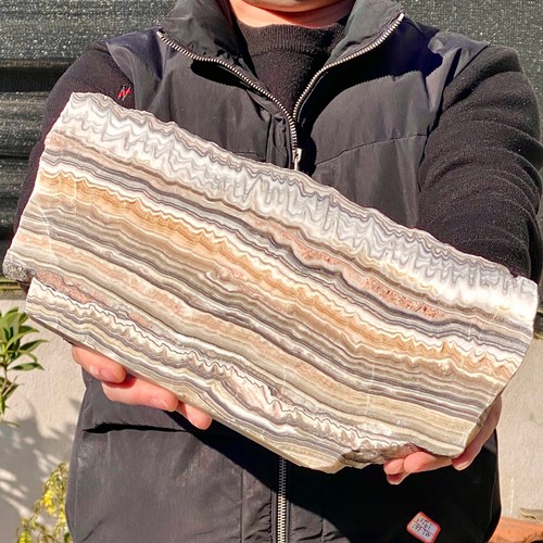 Esemplare minerale cristallo quarzo agata pietra zebrata naturale 4,22 libbre - Foto 11 di 13