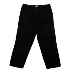 Chico's Black Cropped Pants Chico s Size 0 US 4 Stretch Ankle Slits 4 Pockets