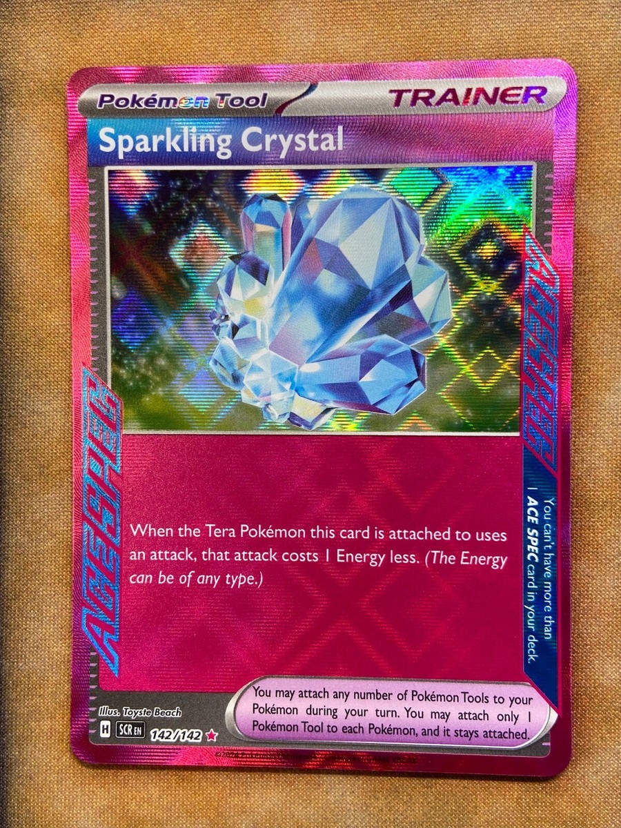 Pokemon Sparking Crystal 142/142 Stellar Crown Ace Spec Holo NM | eBay