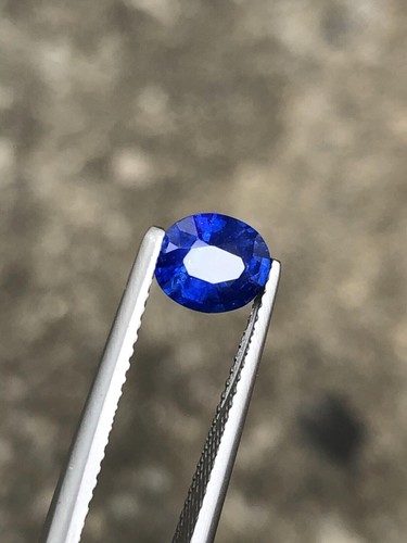 1.18 Cts Superb Blue 100% Natural Sapphire Normal Heated Sri Lanka Gem - Bild 4 von 6